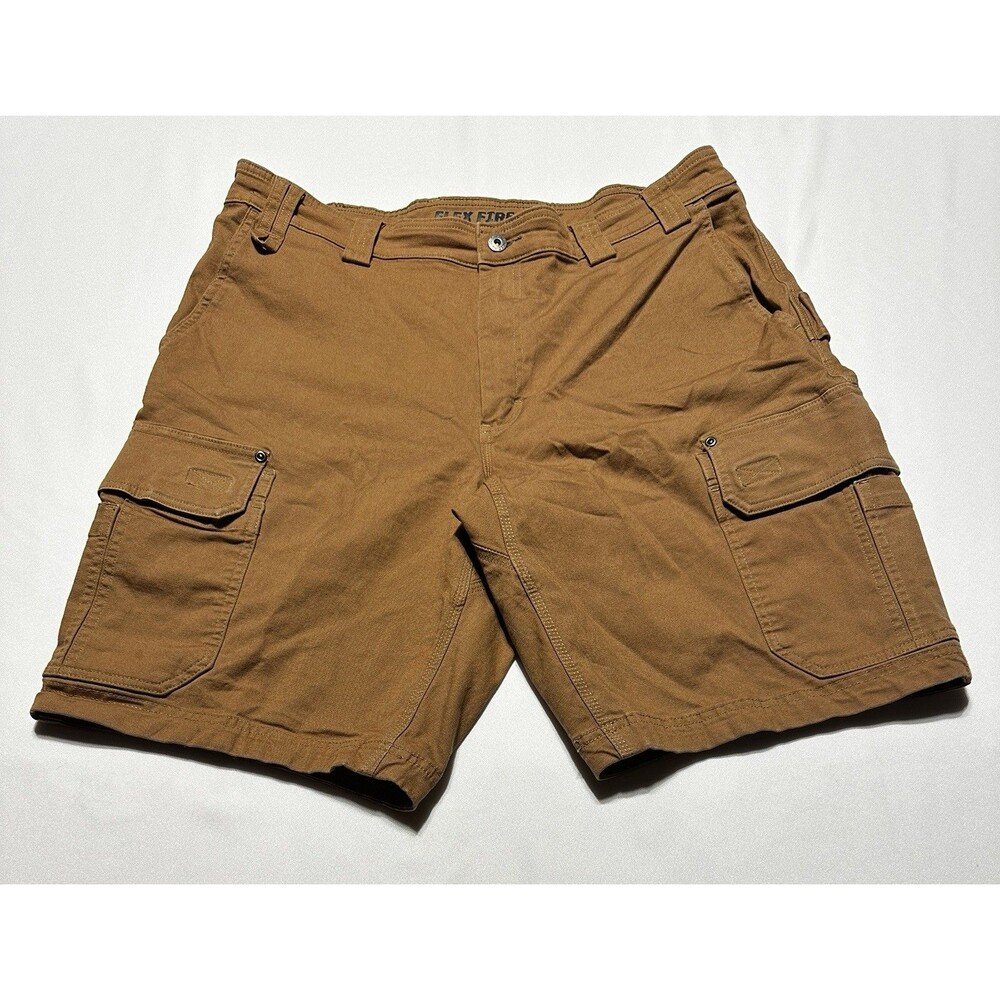 Duluth Trading Cargo Shorts Mens Size 40 Coolmax Flex Firehose Relaxed Fit 11”
